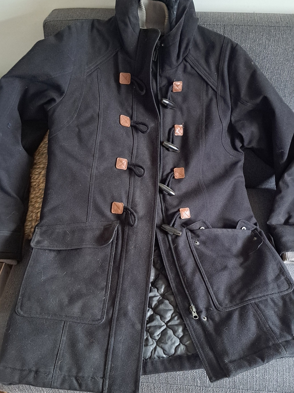 Merrell Black Jacket with Orange Logo Patch